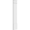 Ekena Millwork Plain PVC Pilaster w/Decorative Capital & Base, 9"W x 48"H x 2"P PILP09X048SM02-2 - alternate 3